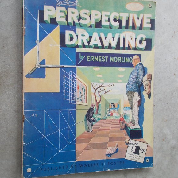 Vintage # 29 Perspective Drawing by Ernest Norling - Picture 1 of 2